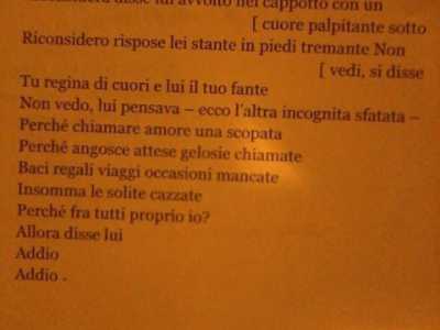 Una poesia MeP con il suo caratteristico timbro rosso